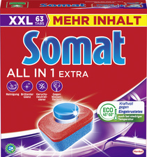 Image Somat Spülmaschinentabs 10 ALL IN 1 EXTRA, 63 Tabs, XXL