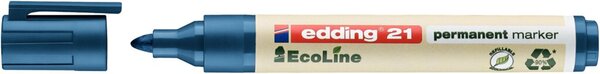 Image EDDING Permanent-Marker EcoLine Edding E-21 Blau Rundform 1.5 - 3 mm 1 St.