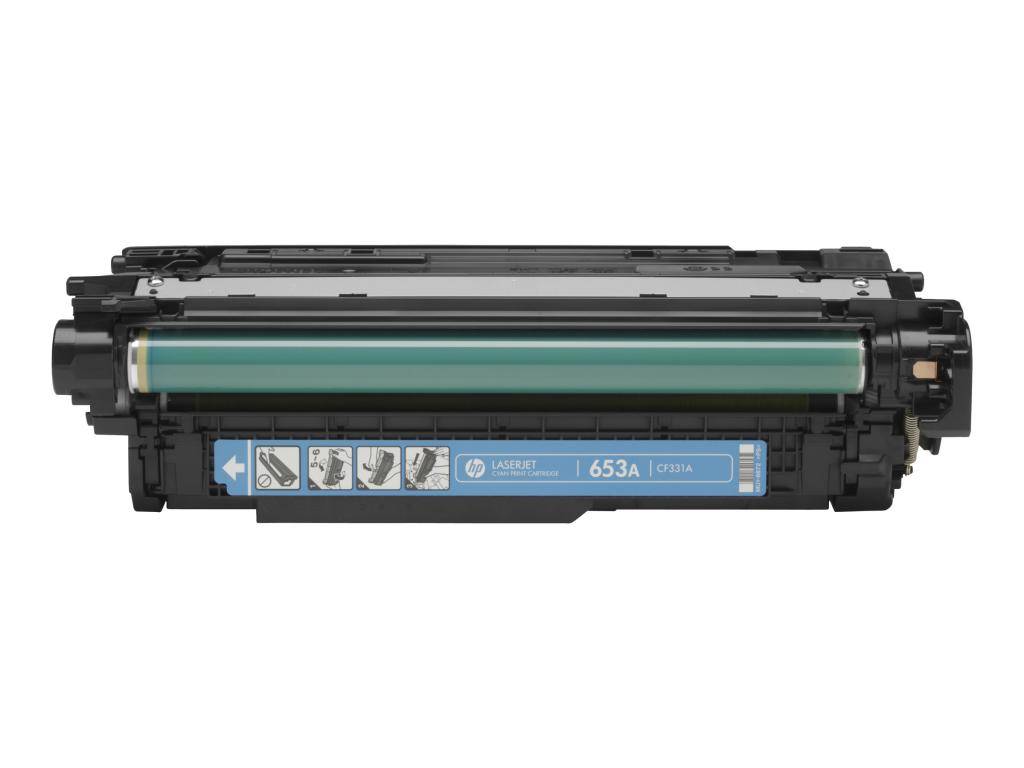 Image HP 654A Cyan LaserJet Tonerpatrone (CF331A)