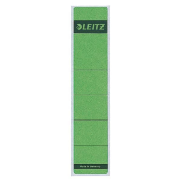 Image LEITZ Ordnerrücken-Etikett, 39 x 192 mm, kurz, schmal, grün passend für LEITZ S