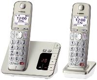 Image PANASONIC KX-TGE262GN DECT/GAP Schnurgebundenes Telefon, analog Anrufbeantworte