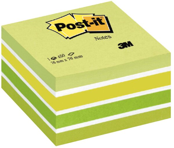 Image POST-IT Post-It-Würfel Pastell-grün