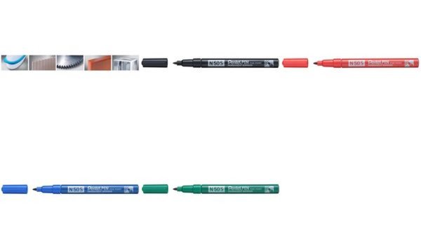 Image Pentel Permanent-Marker N50S, Runds pitze fein, blau (5102529)