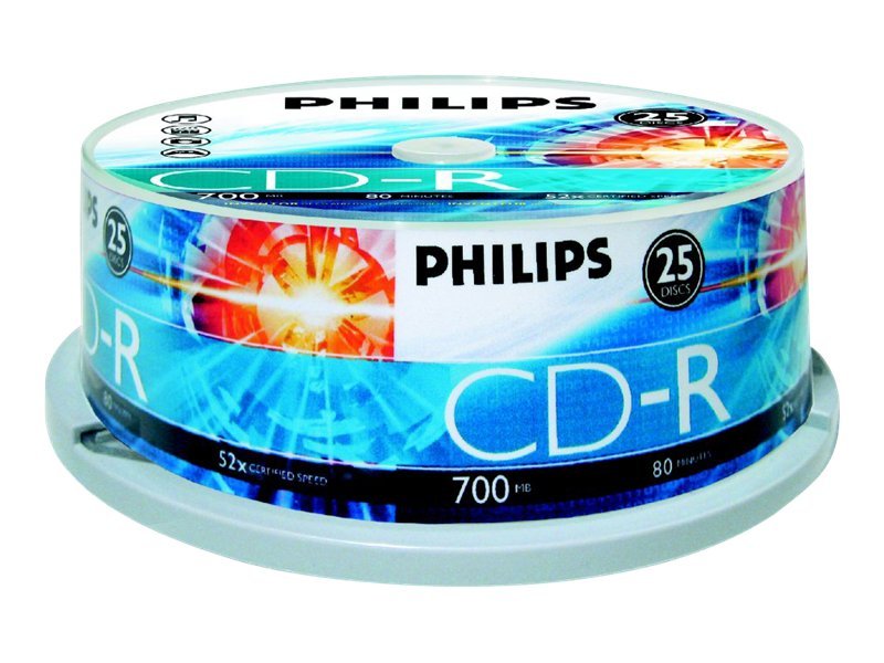 Image Philips CD-R 80min/700MB 25er Pack