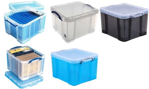 Image Really Useful Box Aufbewahrungsbox 35 Liter, transparent (24838050)
