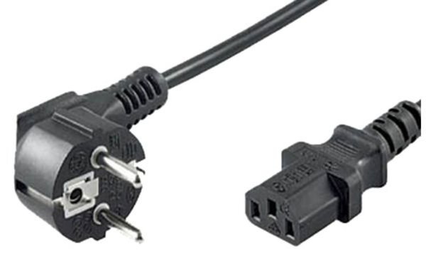 Image SHIVERPEAKS Basic-S - CEE7/7 Schuko - C13 coupler - Männlich/weiblich - Abgewin