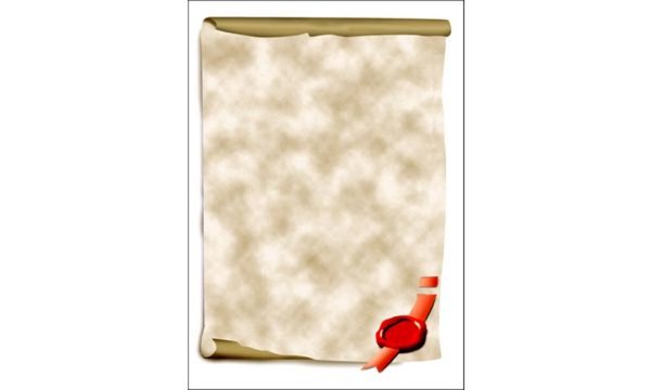 Image SIGEL Design Paper Document Scroll DP521 - Motiv-Papier - A4 (210 x 297 mm) - 1