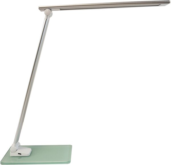Image Tischleuchte POPY LED, weiß, dimmbar stabiler Glasfuß, Sensorschalter