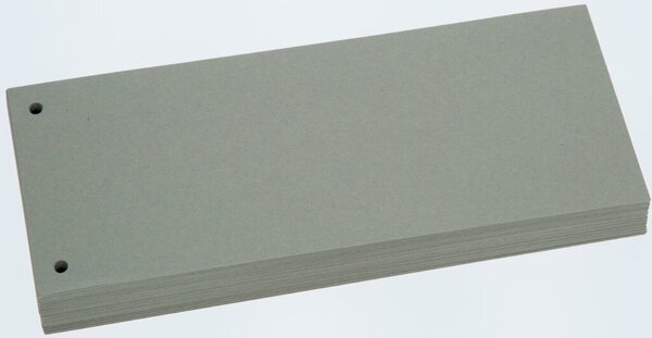 Image Trennstreifen grau, Sondermaß 105x228cm, 190g/qm Karton, gelocht