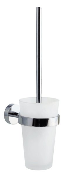 Image WC-Bürstengarnitur POWER.KIT SMOOZ hochglanzverchromt, satiniertes Glas