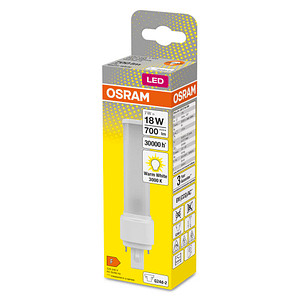 OSRAM LED-Lampe DULUX D, 7 Watt, G24d-2 (830)