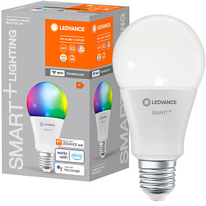 LEDVANCE WLAN-Lampe SMART+ WiFi Classic A100 RGBW E27 14 W matt