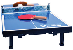 DONIC SCHILDKRÖT Mini-Tischtennis Tisch-Set, blau