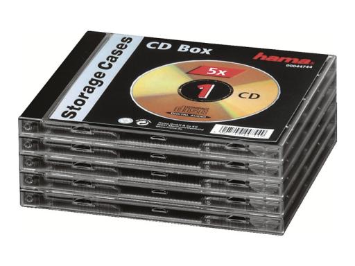 CD-Leerhülle Standard, 5er-Pack