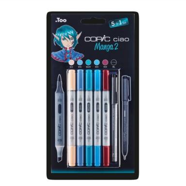 COPIC Marker ciao 5+1 Set, Manga 2 Der Marker zum Layouten, Skizzieren und Illu