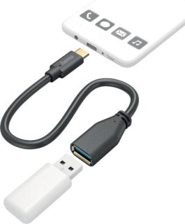 USB-Adapterkabel,USB-C-Stckr, A-Bch USB-Adapterkabel