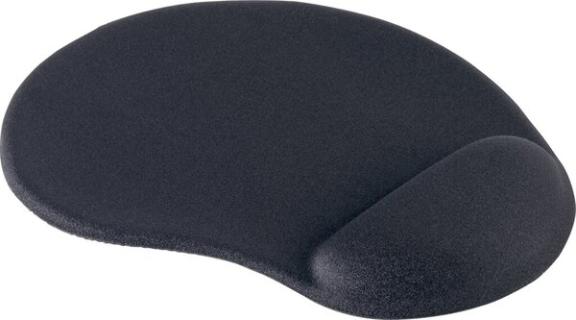 hama Mousepad mit Handgelenkauflage Ergonomic Mini schwarz