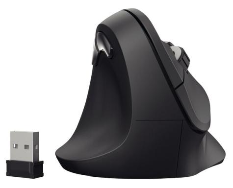 HAMA "EMW-500L" - Maus - ergonomisch - Für Linkshänder - optisch - 6 Tasten - k