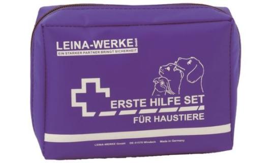 LEINA Erste-Hilfe-Set für Haustiere , 24-teilig, blau (8952001)