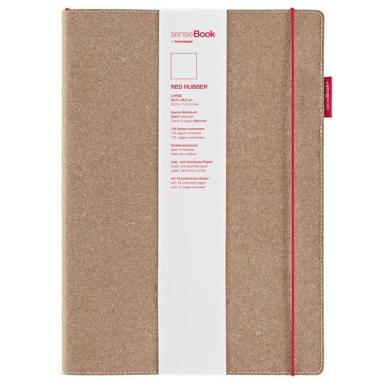 Notizbuch senseBook Red Rubber L blanko