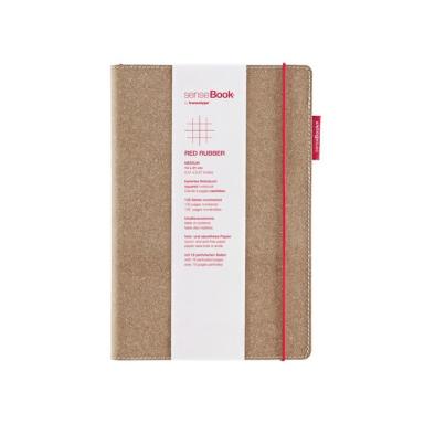 Notizbuch senseBook Red Rubber M kariert