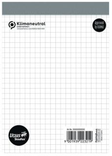 Notizblock ohne Deckblatt, A6, 50 Blatt, kariert, 60g/qm